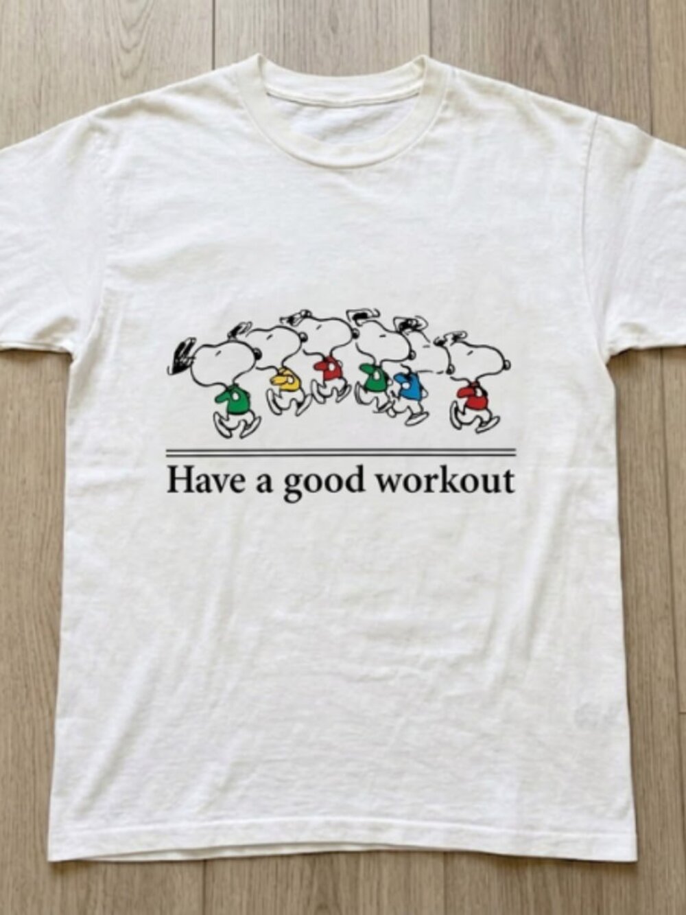 Snoopy "Have a Good Workout" Graphic Tee